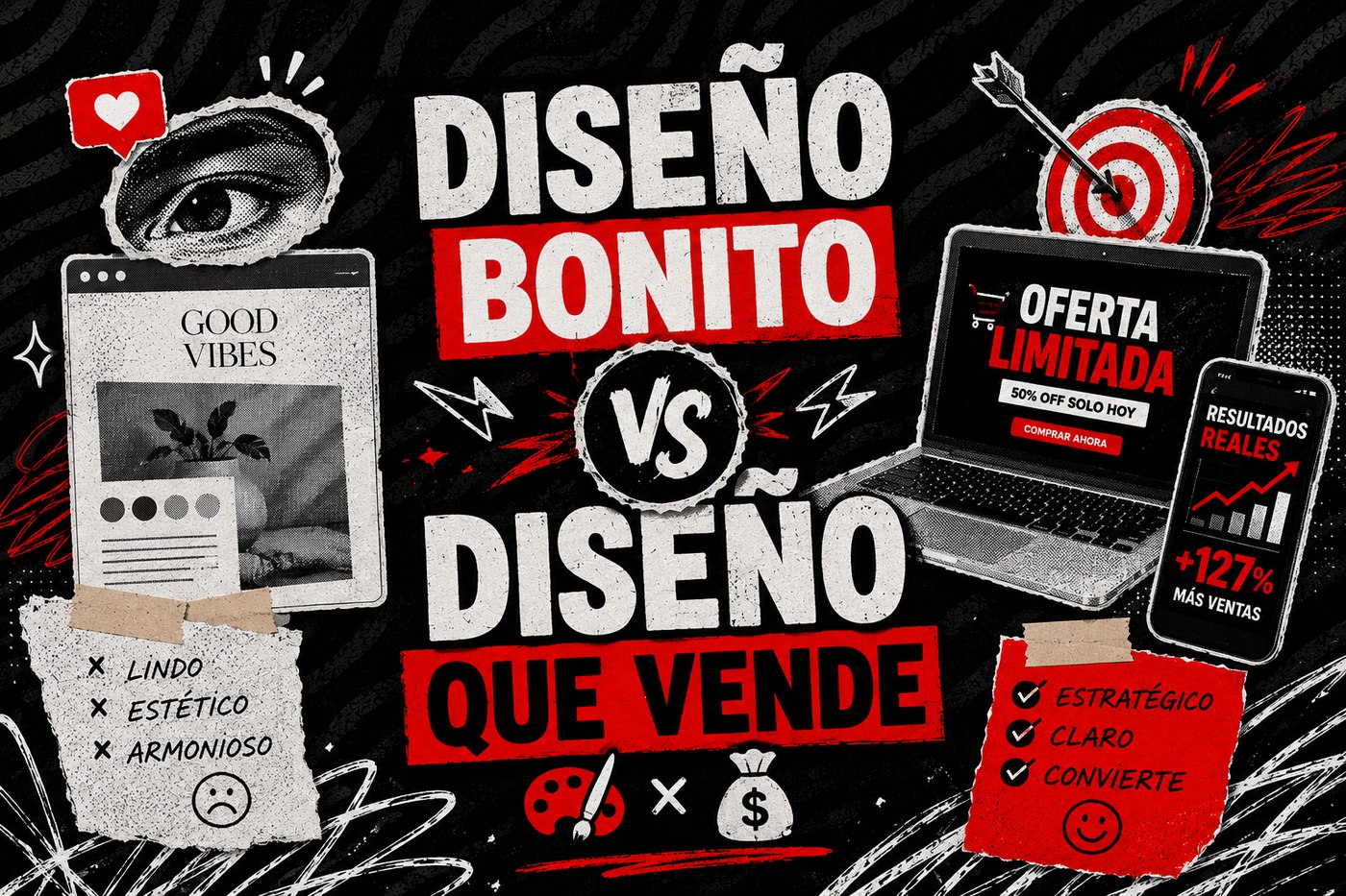 Diseño bonito vs diseño que vende 🎨💰