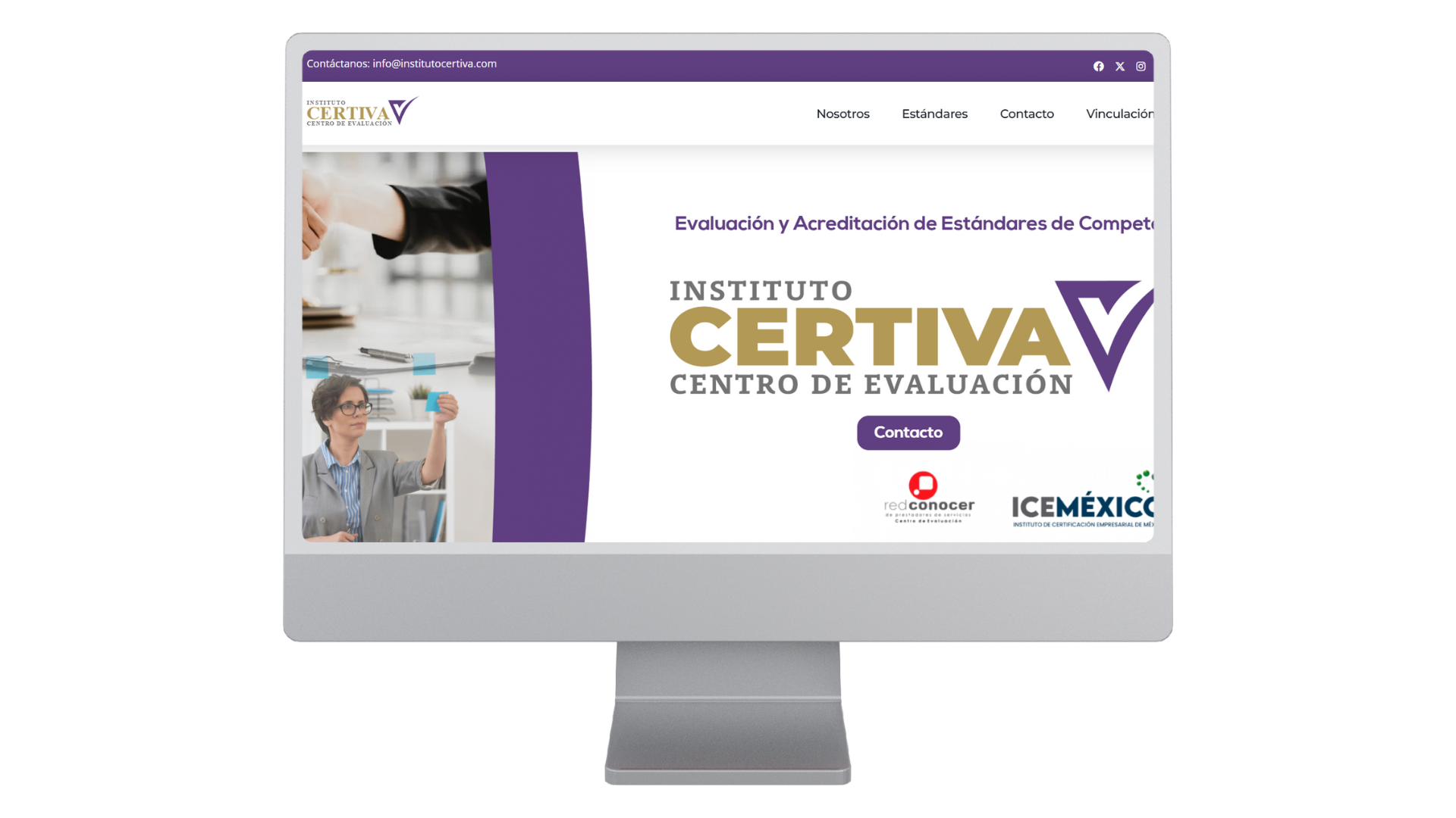 Sitio web Instituto Certiva