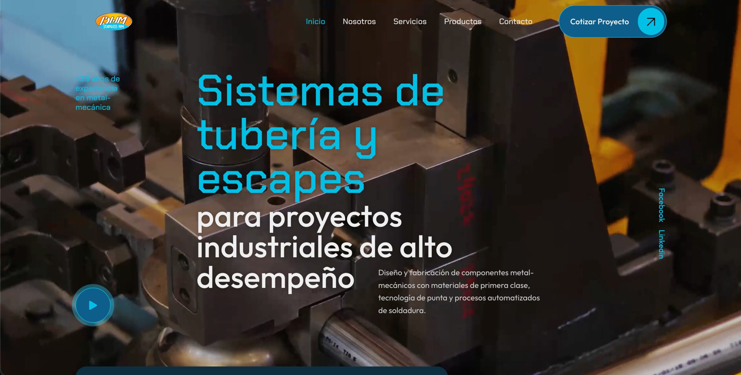 Sitio de DaeHan después del rediseño