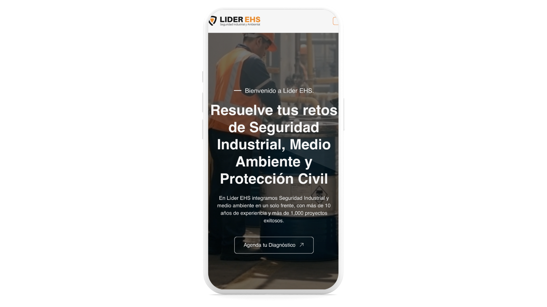 Versión móvil del sitio Lider
