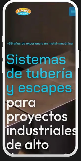 Sitio de DaeHan México visto en celular