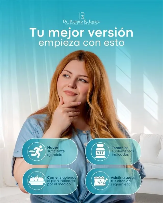 Publicación sobre un plan de nutrición y hábitos