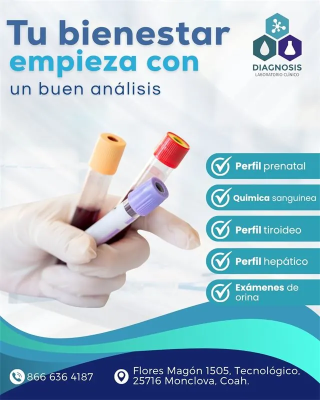 Publicación de un laboratorio de análisis clínicos