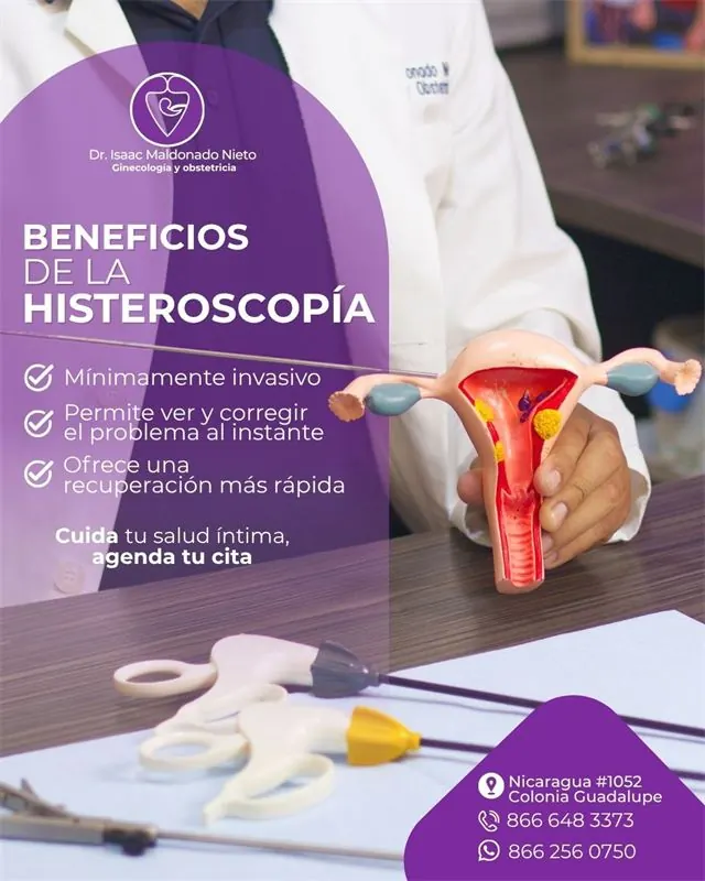 Publicación sobre los beneficios de la histeroscopía