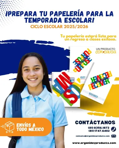 Organiday: papelería para la temporada escolar